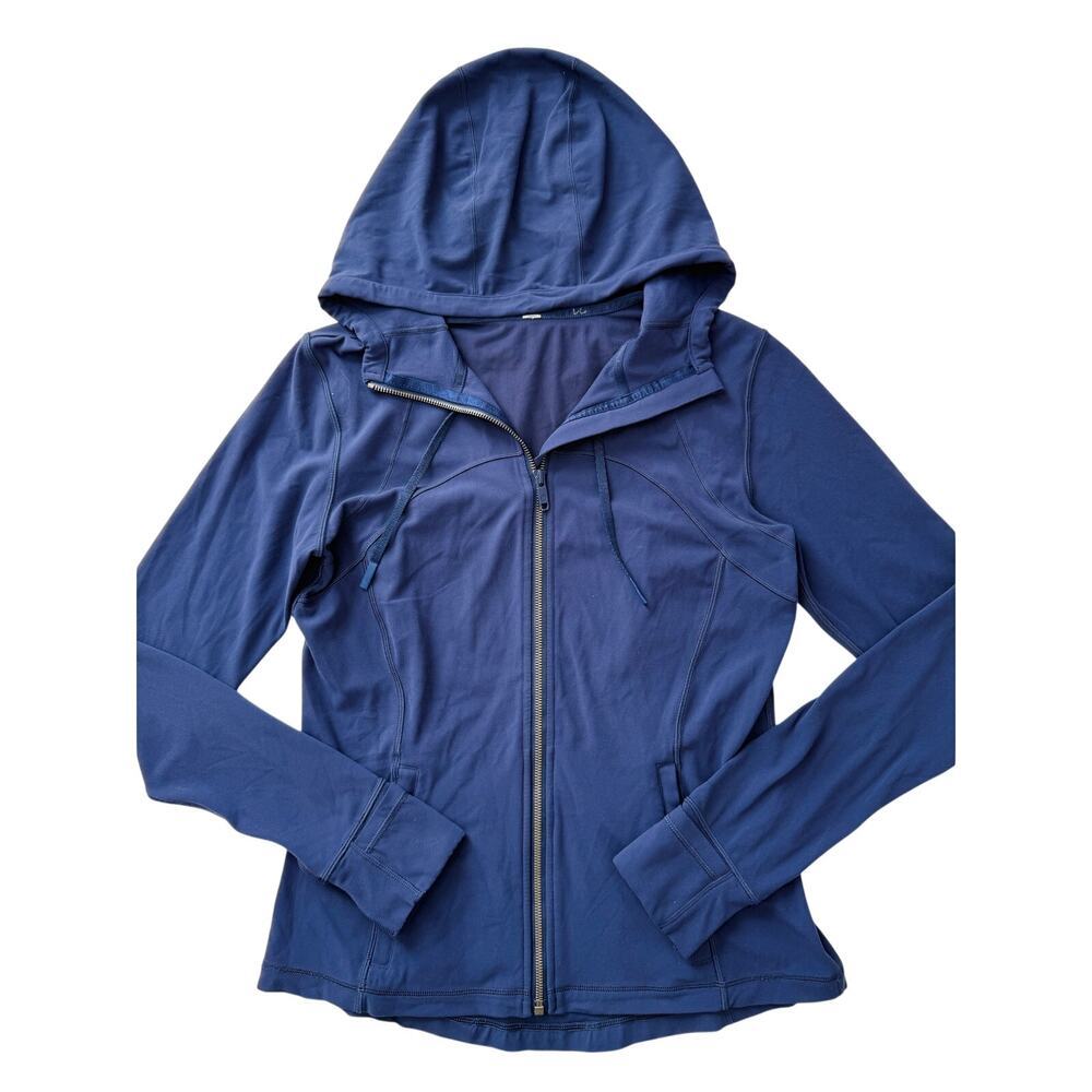 Lululemon nightsea blue hooded define jacket - size 12 - Picture 2 of 5
